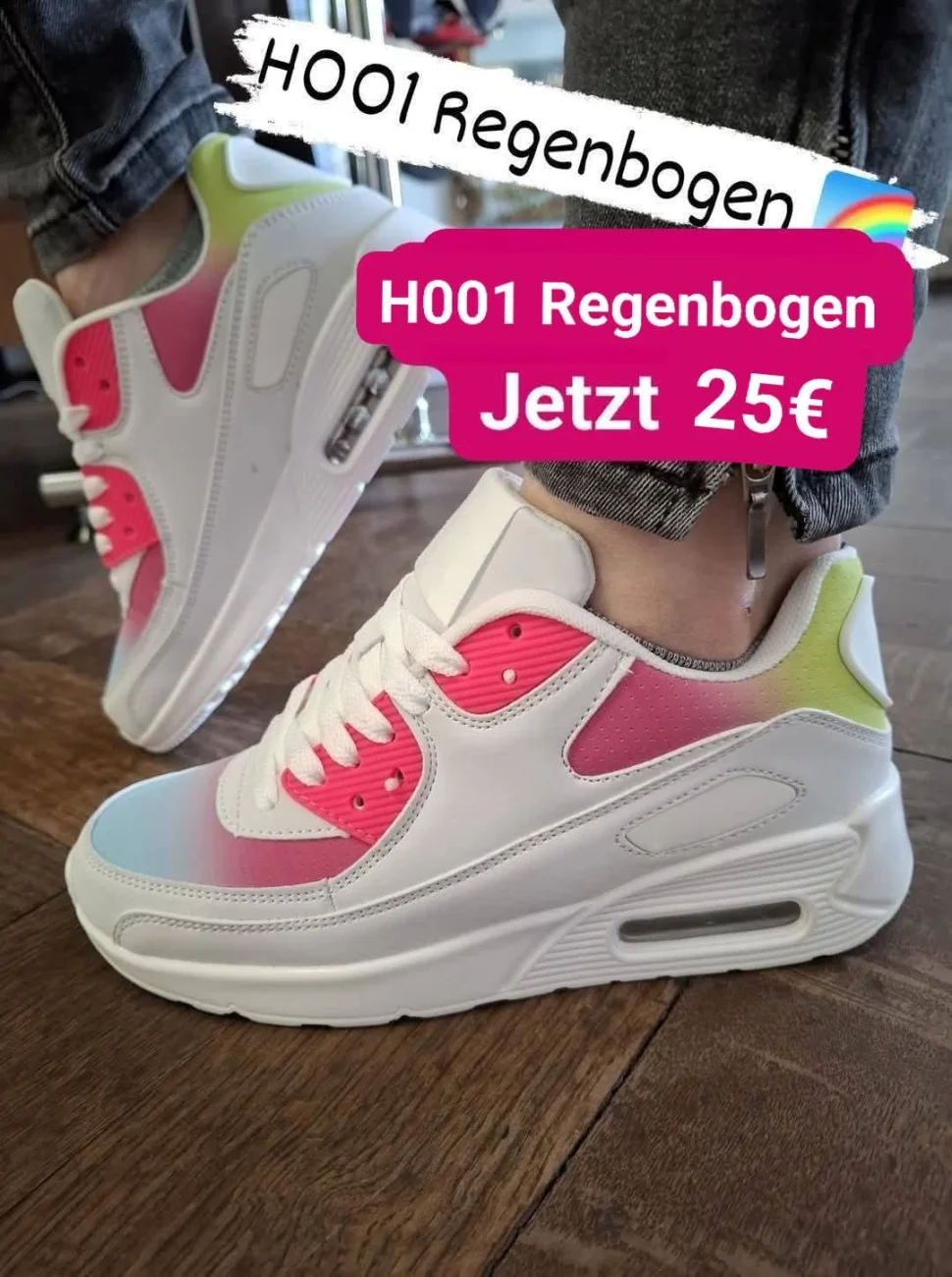 Sneaker H001 Regenbogen  | Lieblings Schuhe 