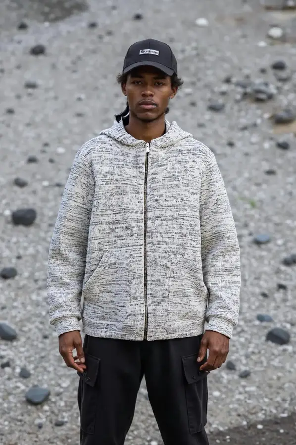 Felpa Uomo con Cappuccio Melangiata  | GIMARK