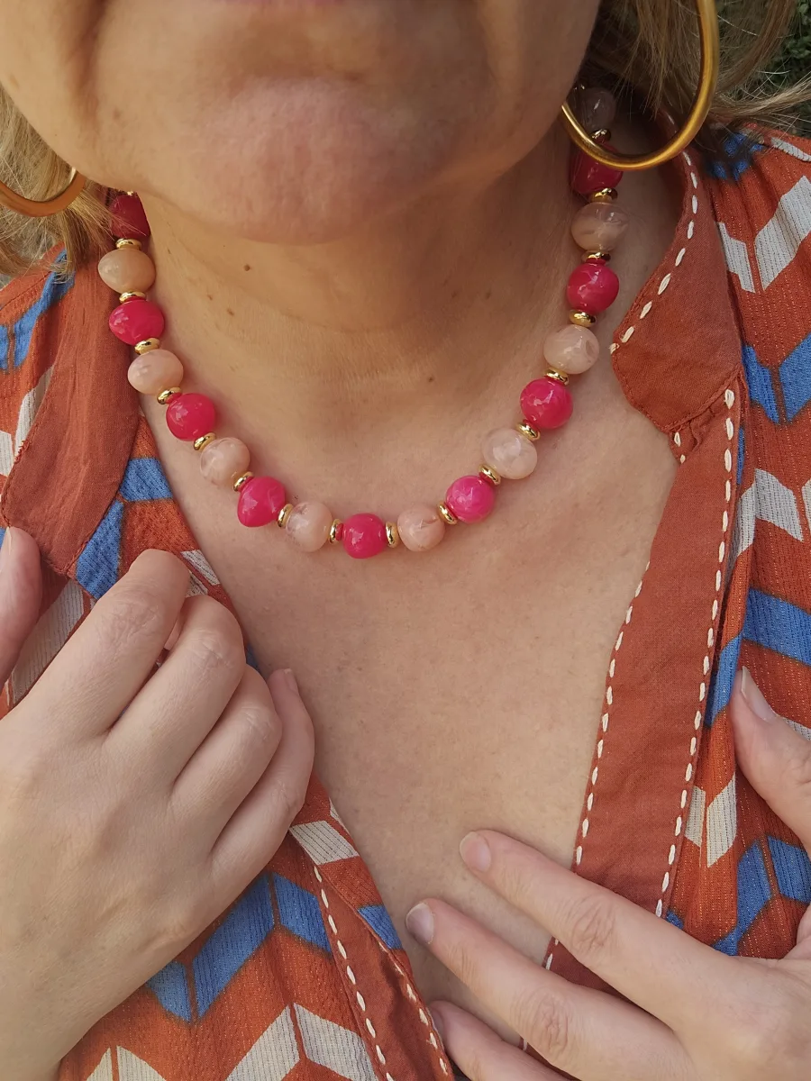 collier bicolor | Chez Florem