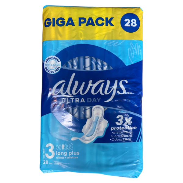 Serviettes Hygiéniques avec Ailettes Ultra Night Taille 3 ALWAYS | Miniprix