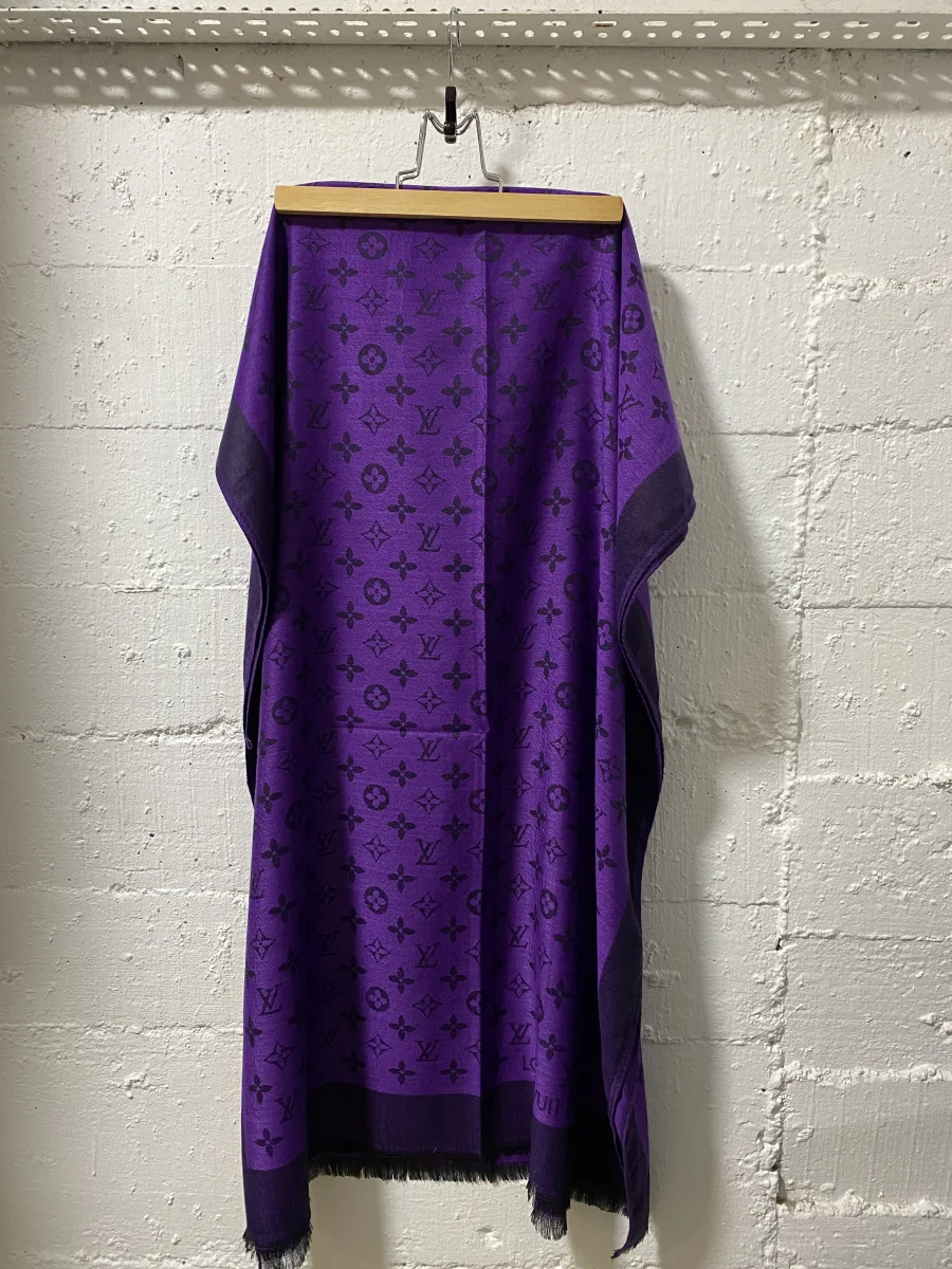 Louis Vuitton Scarves Purple | MASSIMOLUXURYOUTLET