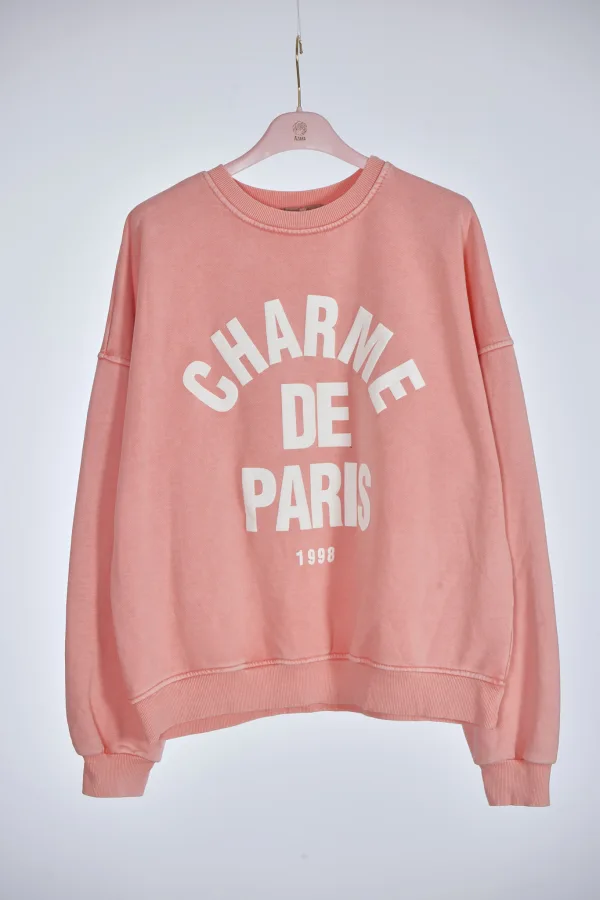Sudadera CHARME DE PARIS | COBRE