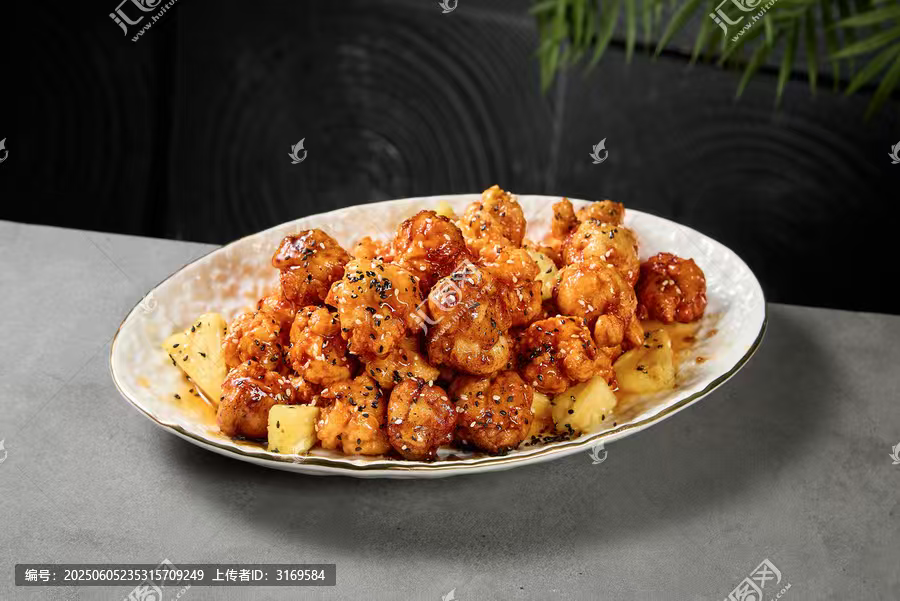 Poult à l'ananas | 墨池 mochi