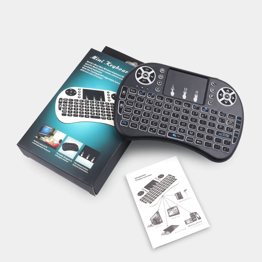 Mini teclado inalámbrico retroiluminado

 | romerovariedades 