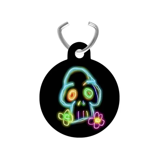 💠NFT NEON SKULL 1💠 ALUMINUM CHARM | 💠 ℕ𝔽𝕋 𝕄𝕖𝕣𝕔𝕙 💠
