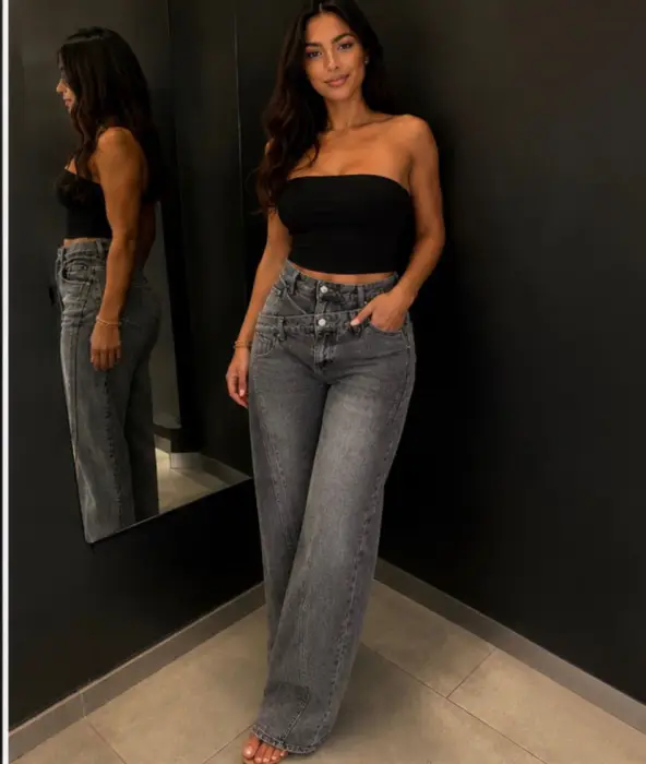 Jeans gris | Pink Corner 974