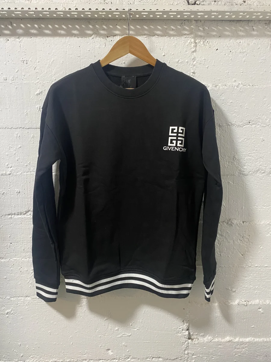 Givenchy Paris Sweatshirt Black/White | MASSIMOLUXURYOUTLET