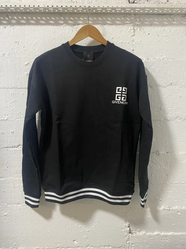Givenchy Paris Sweatshirt Black/White | MASSIMOLUXURYOUTLET