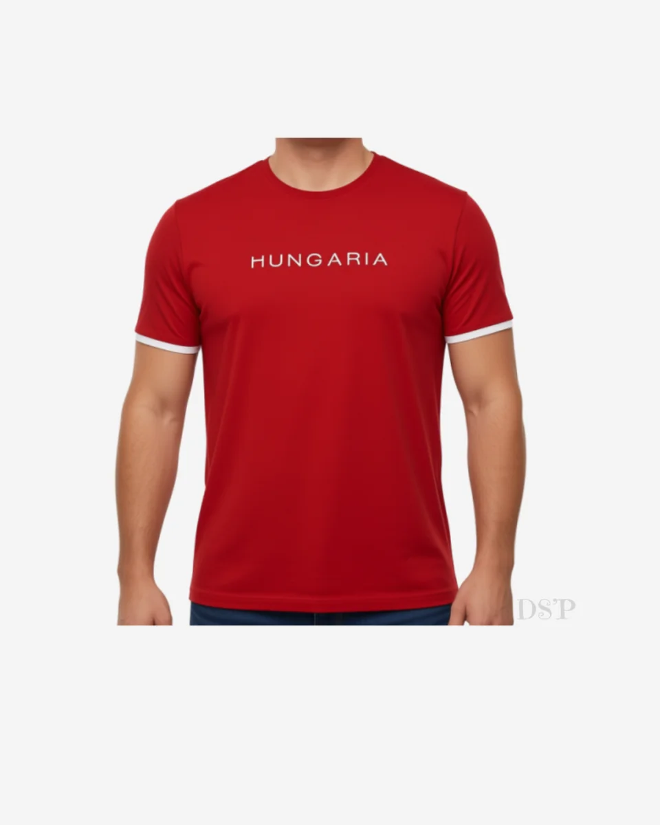 T‑shirt Homme - Hungaria Massaya - Rouge | Dîna Shop'