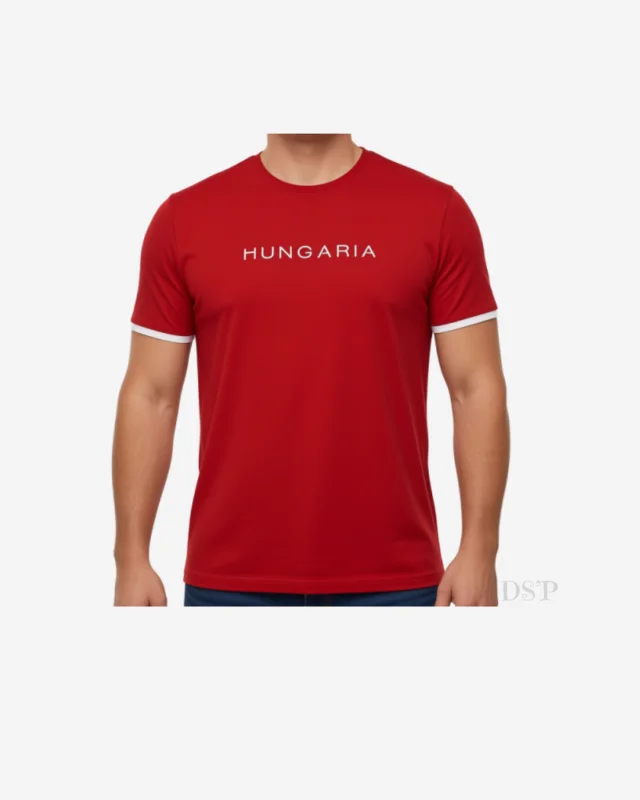 T‑shirt Homme - Hungaria Massaya - Rouge | Dîna Shop'