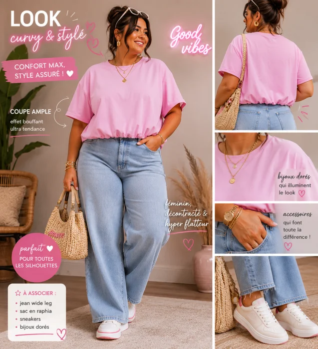 Blouse " madie" 36 au 48 | Les Chics Filles by Sab 