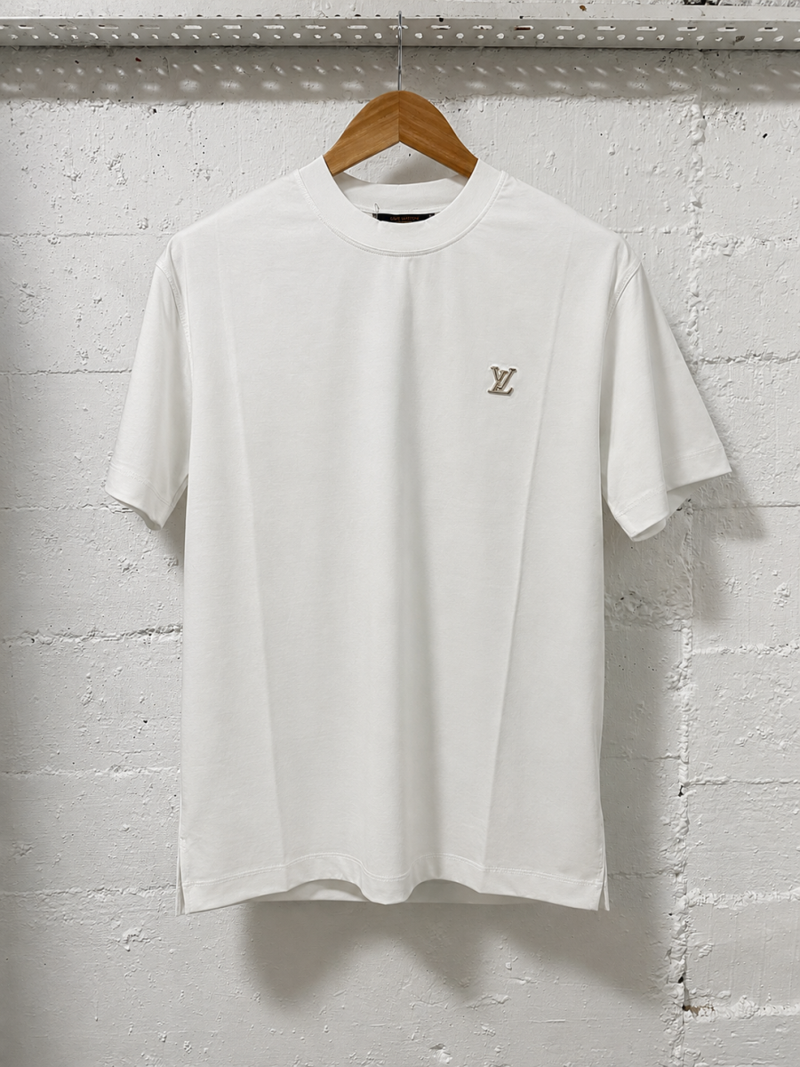 Louis Vuitton T-Shirt White/White Metal | MASSIMOLUXURYOUTLET