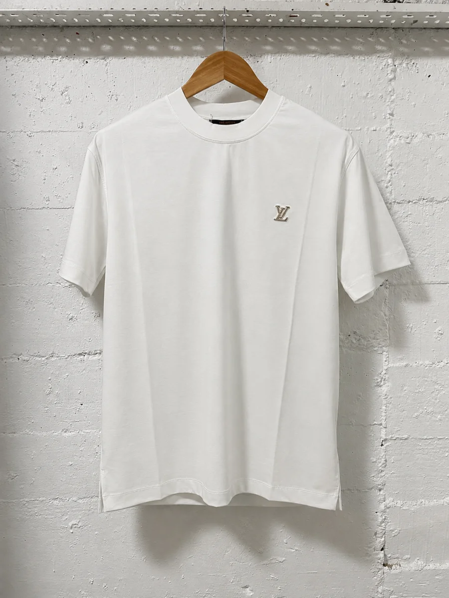 Louis Vuitton T-Shirt White/White Metal | 