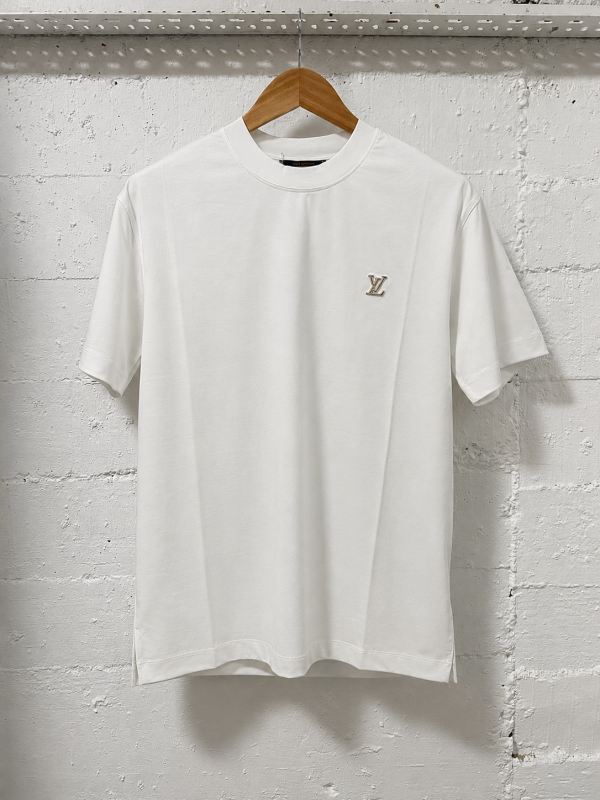 Louis Vuitton T-Shirt White/White Metal | MASSIMOLUXURYOUTLET