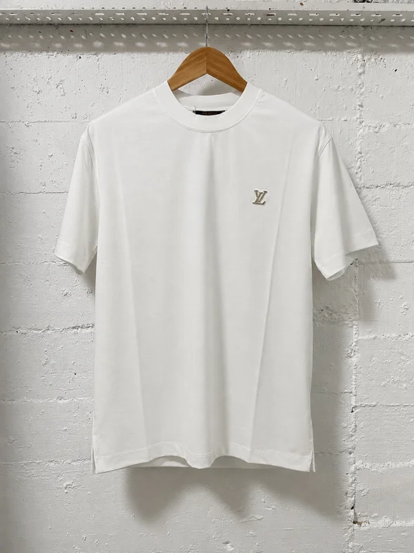 Louis Vuitton T-Shirt White/White Metal | 