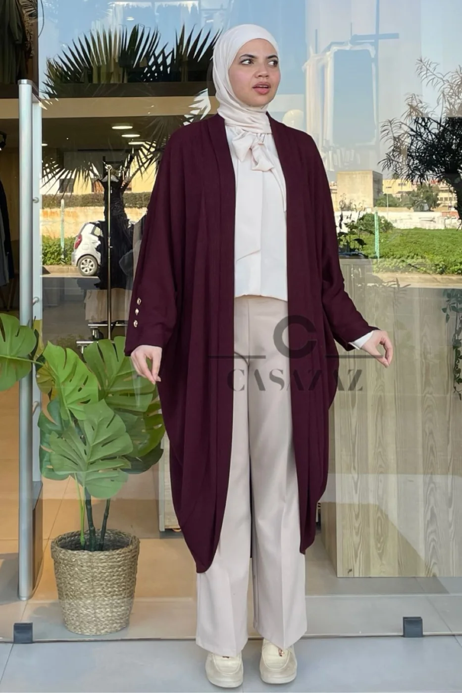 Cardigan Boutton Manches | CasaZaz