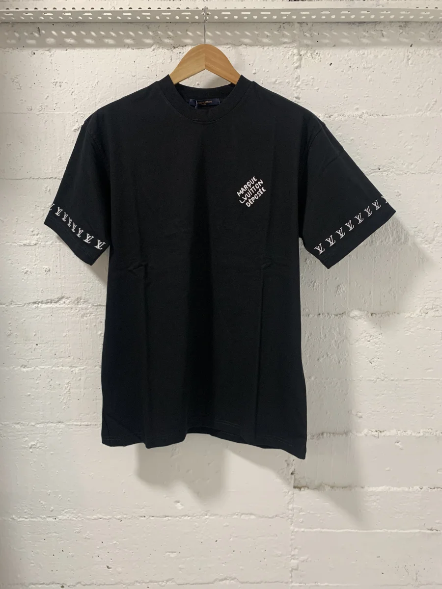 Louis Vuitton Marque T-Shirt Black  | MASSIMOLUXURYOUTLET