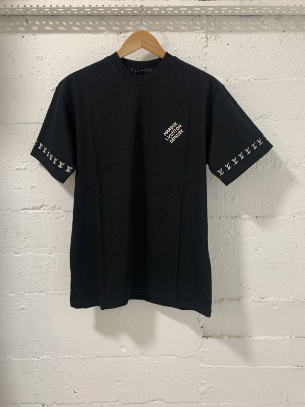 Louis Vuitton Marque T-Shirt Black  | 