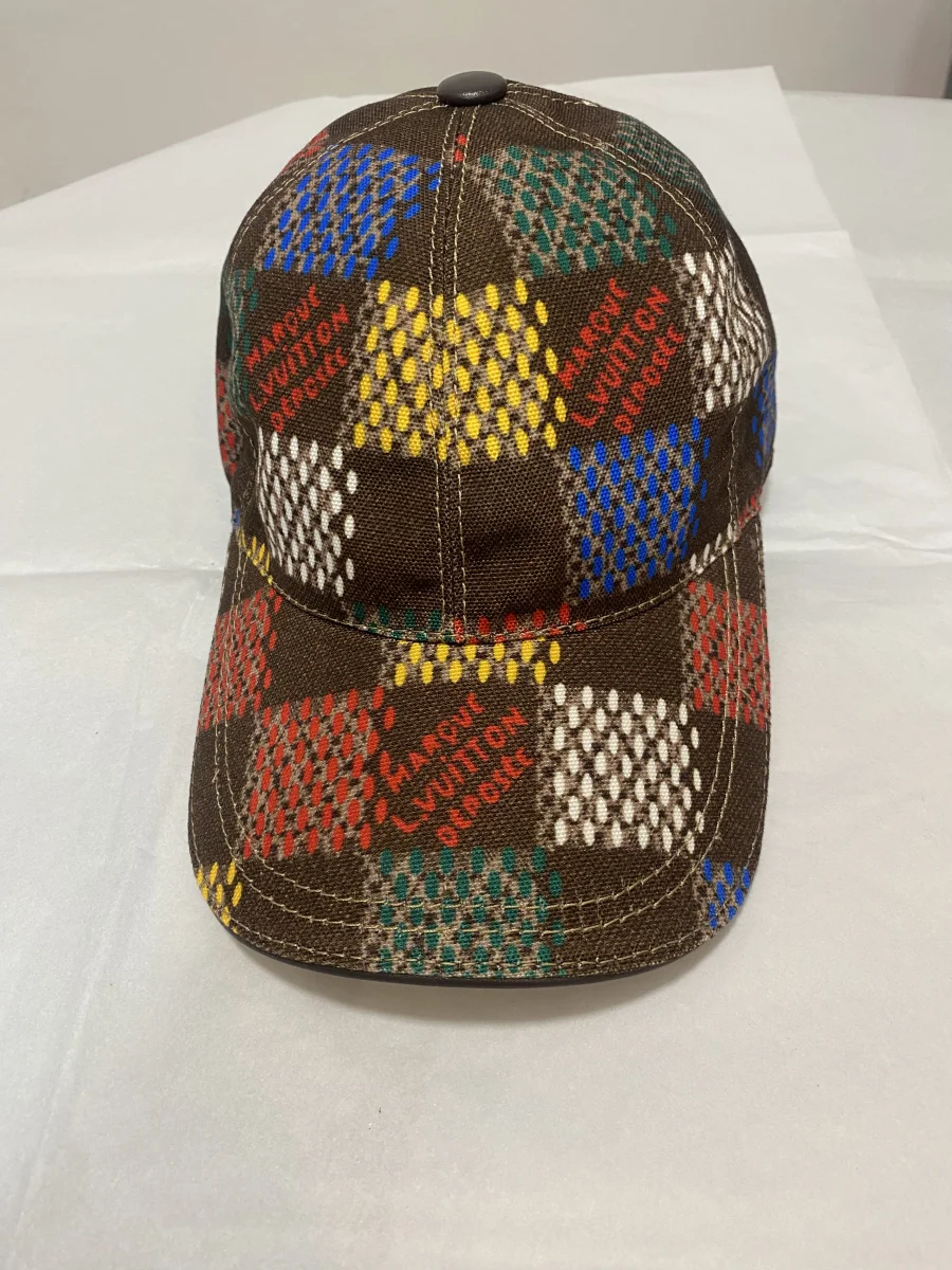 Louis Vuitton Cap Marque Print Brown | MASSIMOLUXURYOUTLET