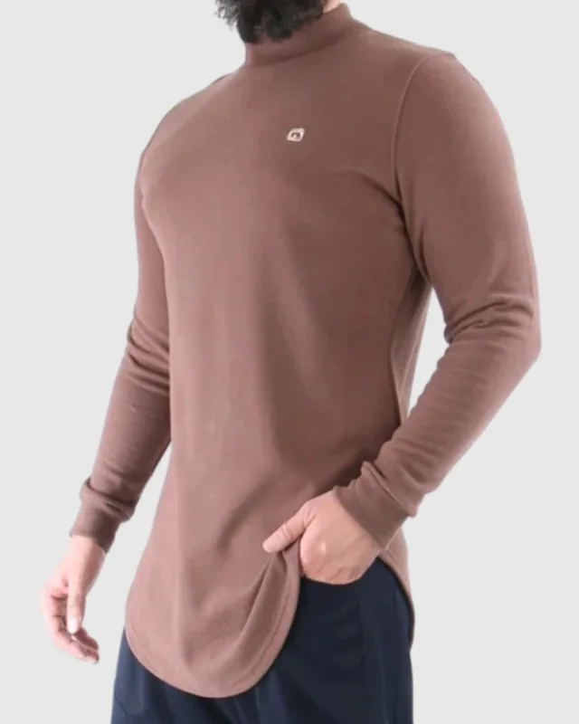 PULL COL MONTANT - CAMEL | AMCOSMETIK